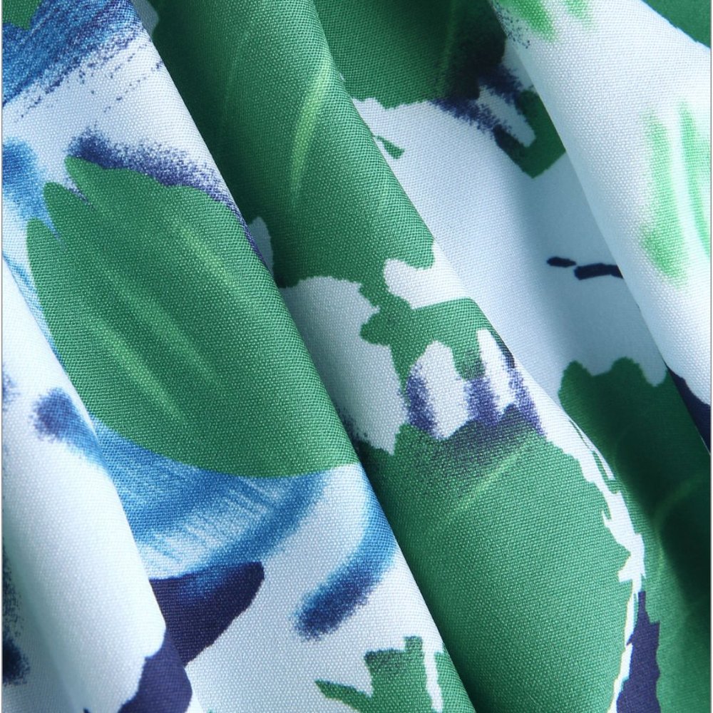 Cider Floral Print Ruched Ruffle Mini Dress - Picture 4 of 4